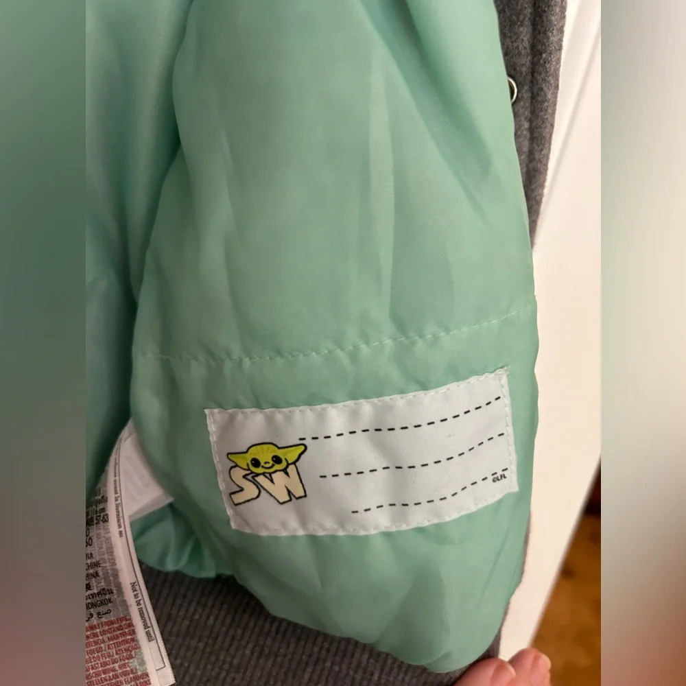 Star Wars “The Force” Baby Yoda Grogu Letterman‎ Style Jacket-Toddler Small